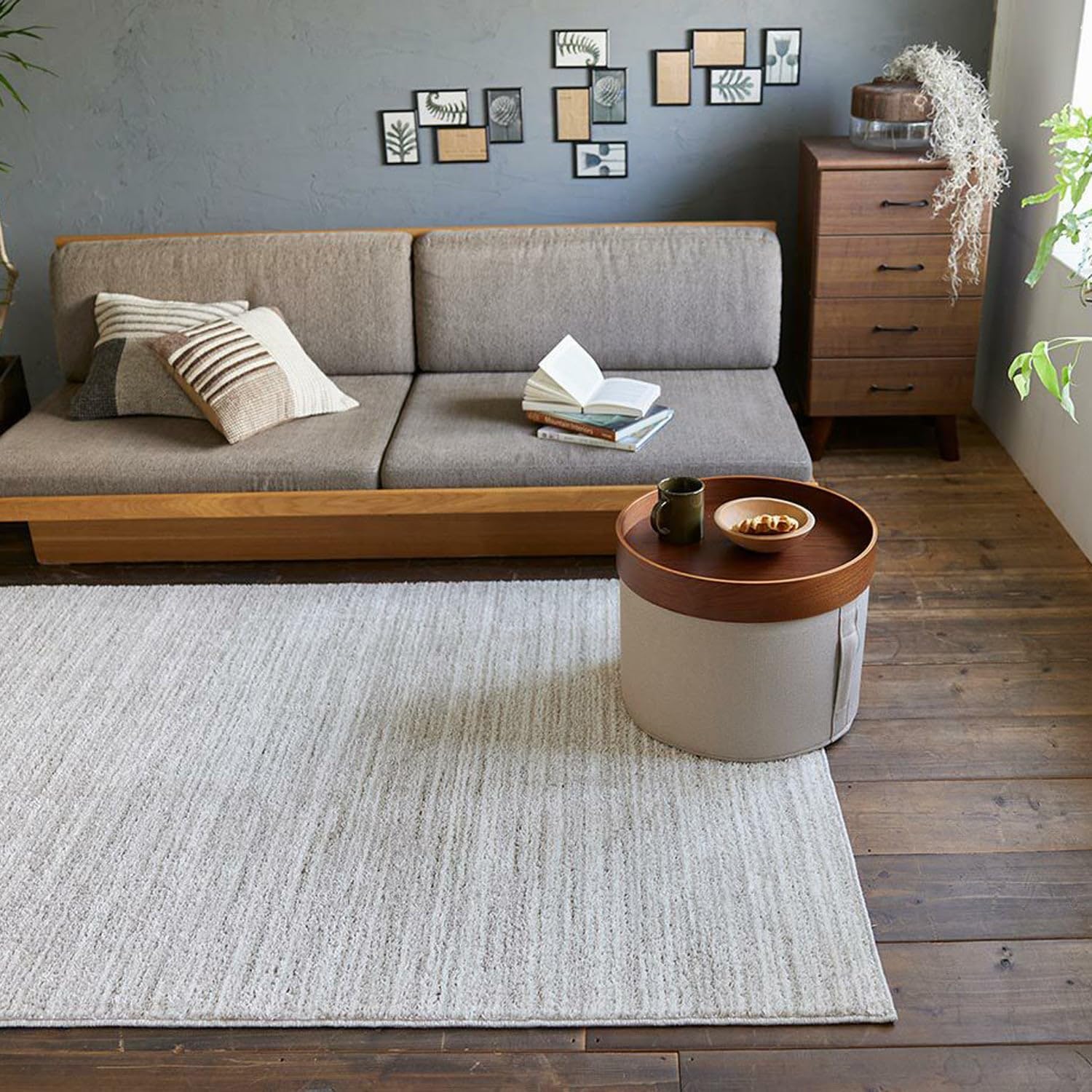 新品 スミノエ エクリュ ラグ アイボリー 130×190 Amazon | スミノエ HOME ラグマット エクリュ 130×190cm 床暖房対応